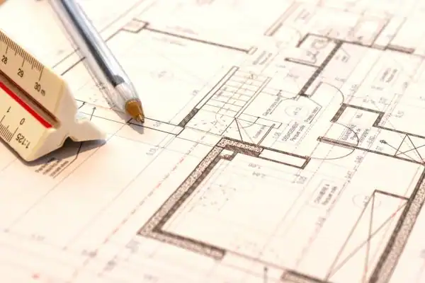 Image of architect Northfleet drawings